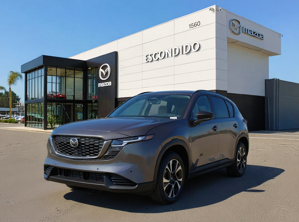New 2026 Machine Gray Metallic Mazda 2.5 S Preferred AWD image 1