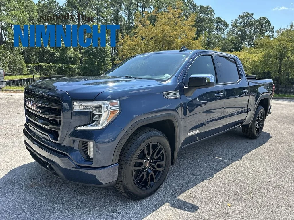 Certified Used 2021 Pacific Blue Metallic GMC Elevation image 1