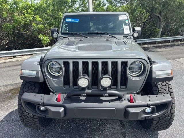 Certified Used 2021 Gray Jeep Unlimited Rubicon image 2