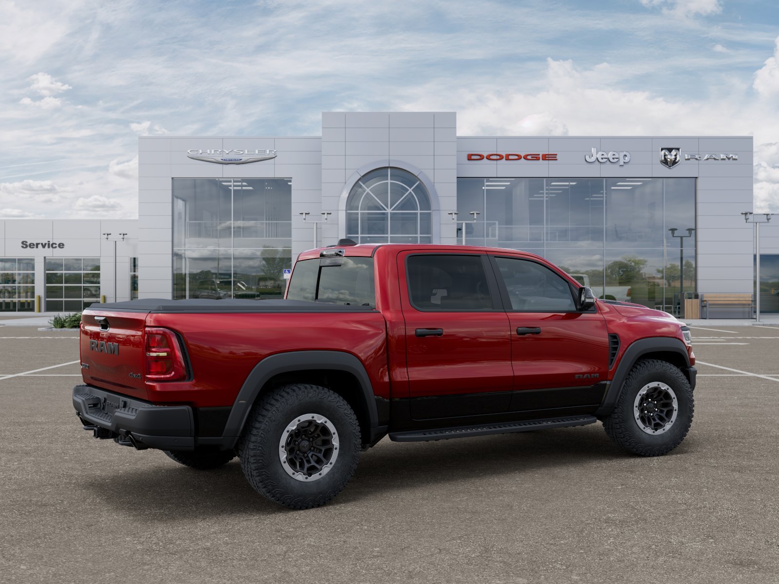 New 2026 Molten Red Pearl-Coat Exterior Paint RAM RHO image 30