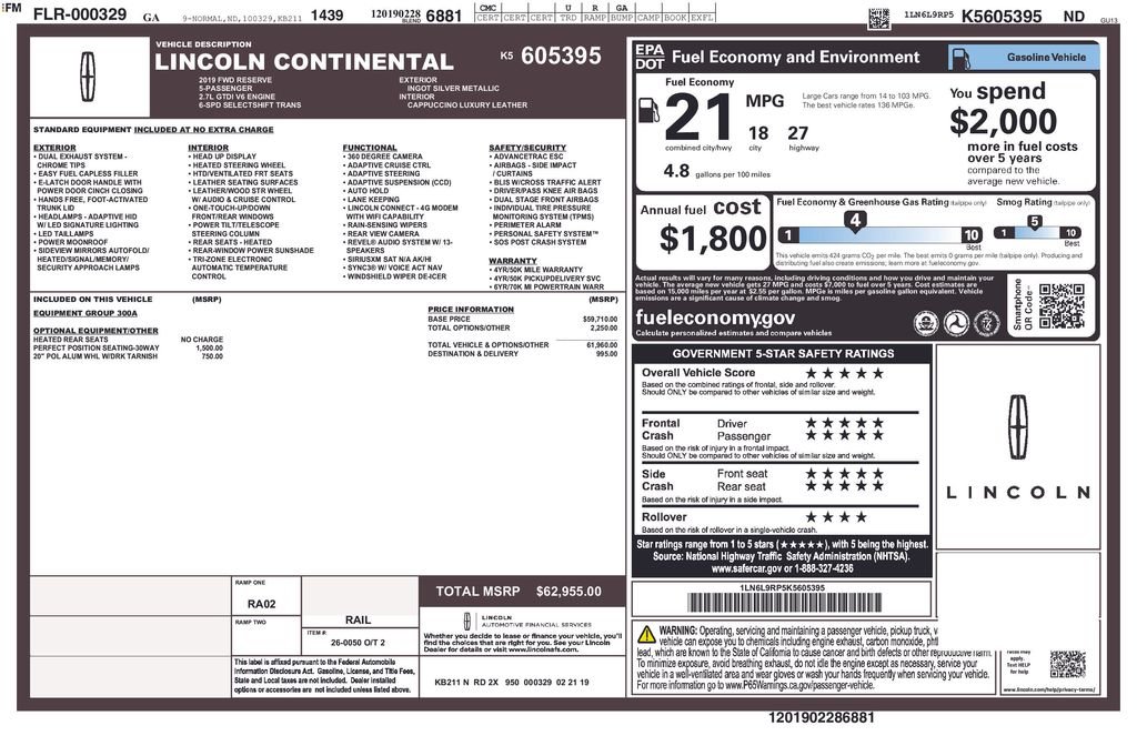 Used 2019 Silver Lincoln Reserve image 26
