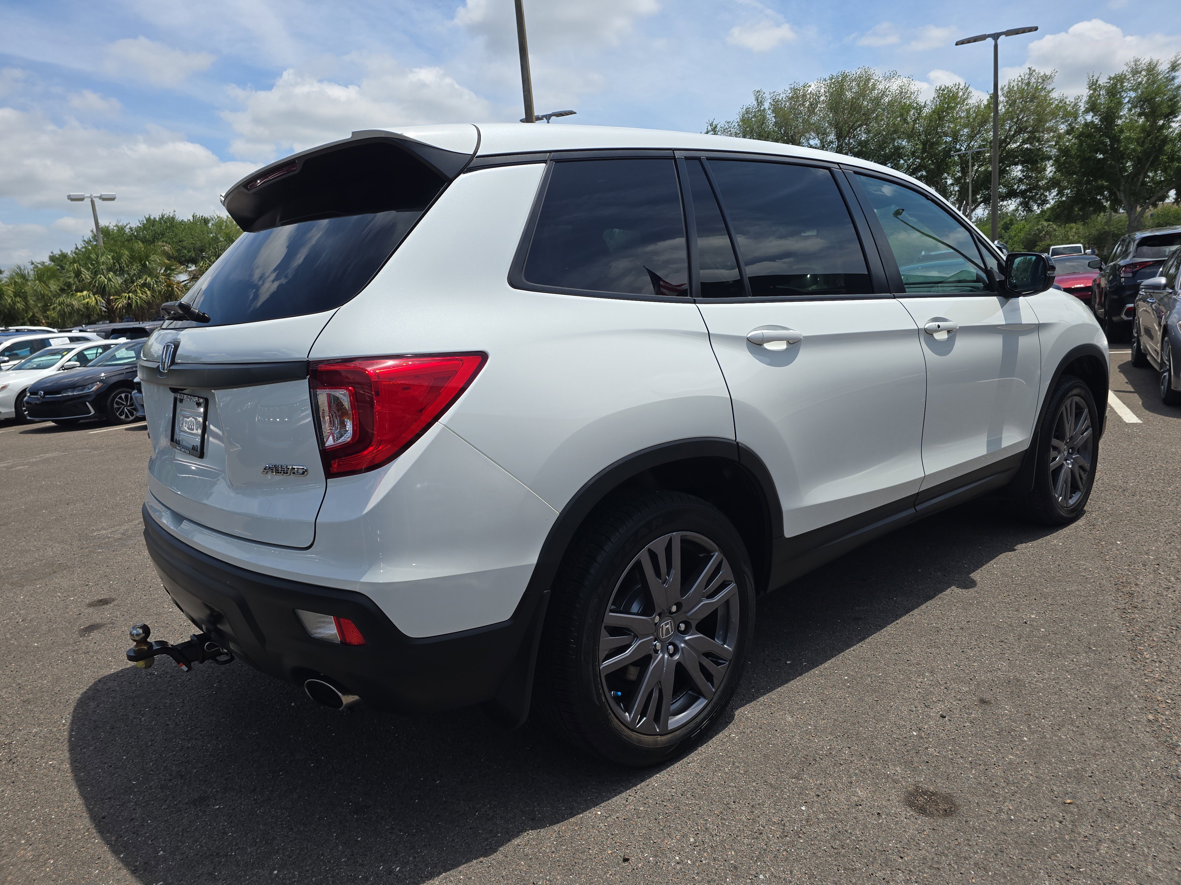 Used 2021 Platinum White Pearl Honda EX-L image 8