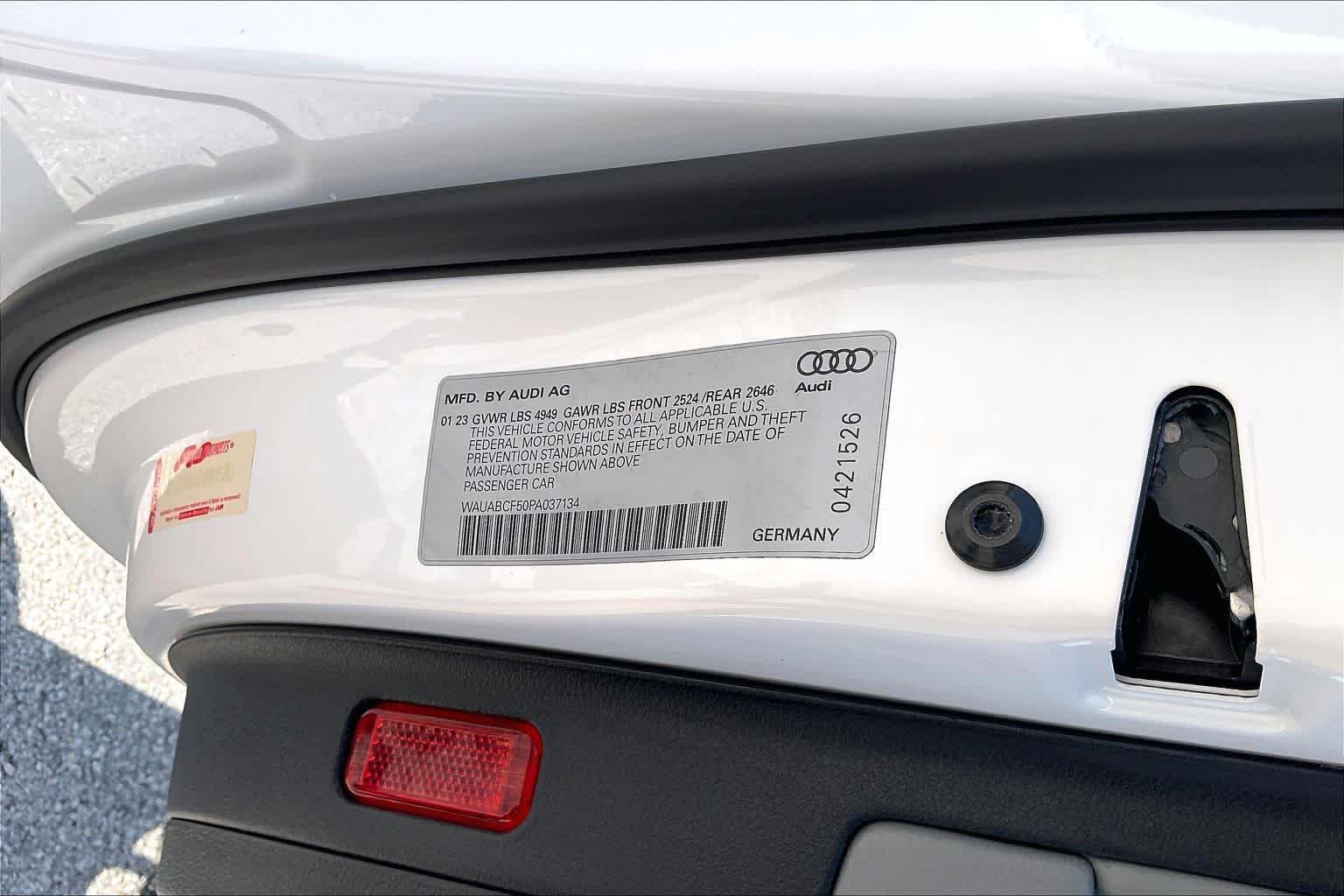 Used 2023 Glacier White Metallic Audi Premium image 35