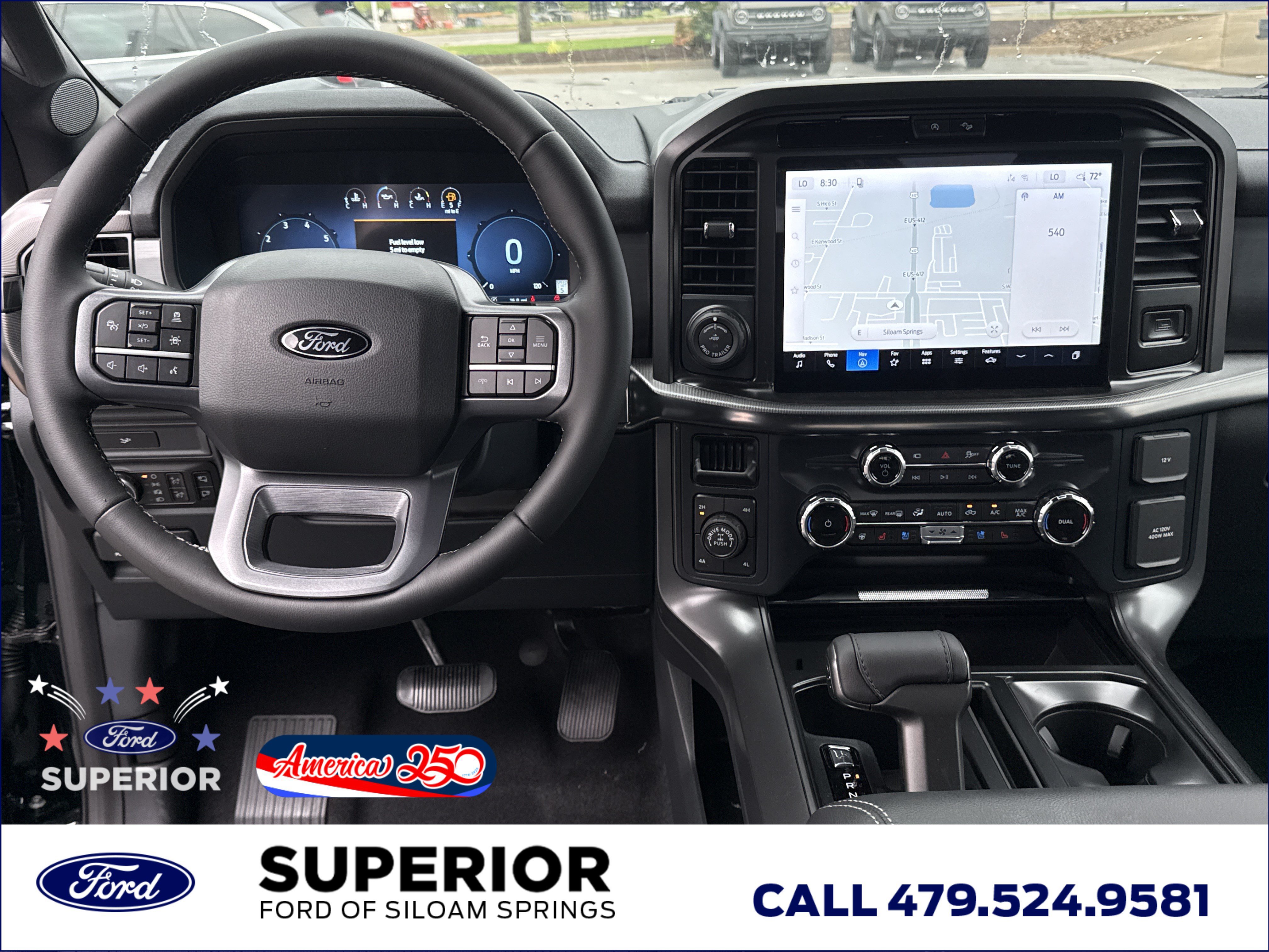 New 2026 Agate Black Metallic Ford Lariat 4WD image 8