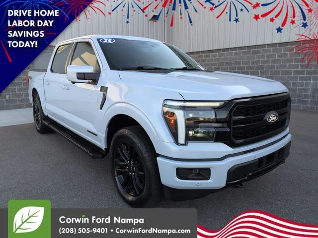Certified Used 2025 White Ford Lariat image 1