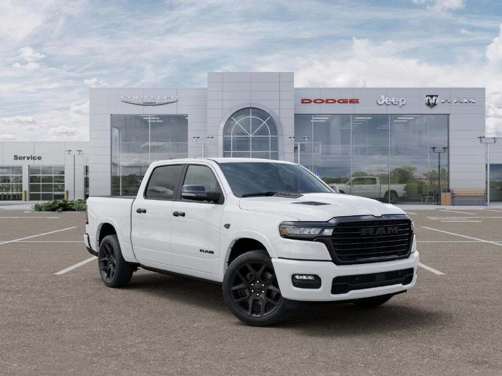 New 2027 Bright White Clear-Coat Exterior Paint RAM Laramie image 5