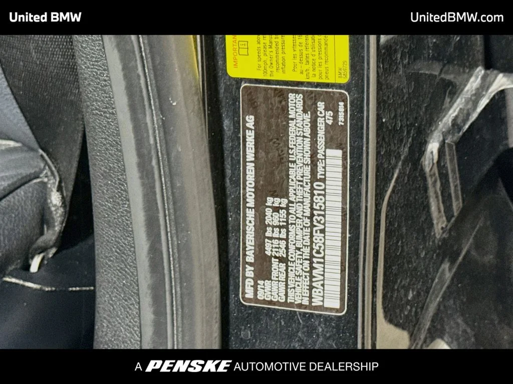 Used 2015 Black Sapphire Metallic BMW sDrive28i image 22