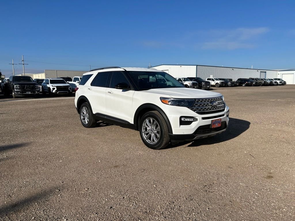 Used 2024 White Metallic Ford Limited image 8