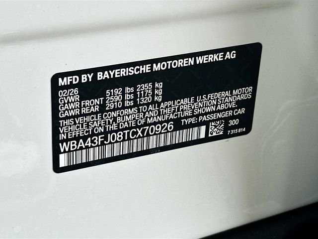 New 2026 White BMW 530i image 27