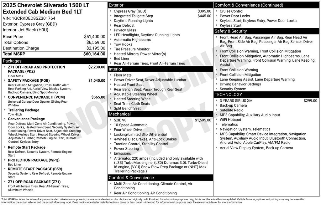 Used 2025 Gray Chevrolet LT image 2