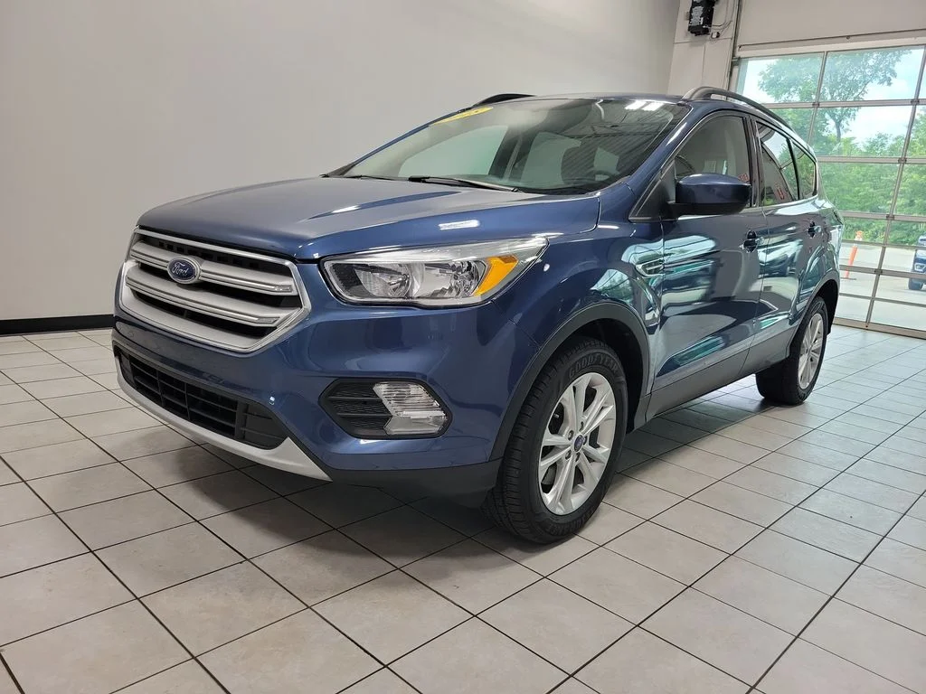 Certified Used 2018 Blue Ford SE image 6