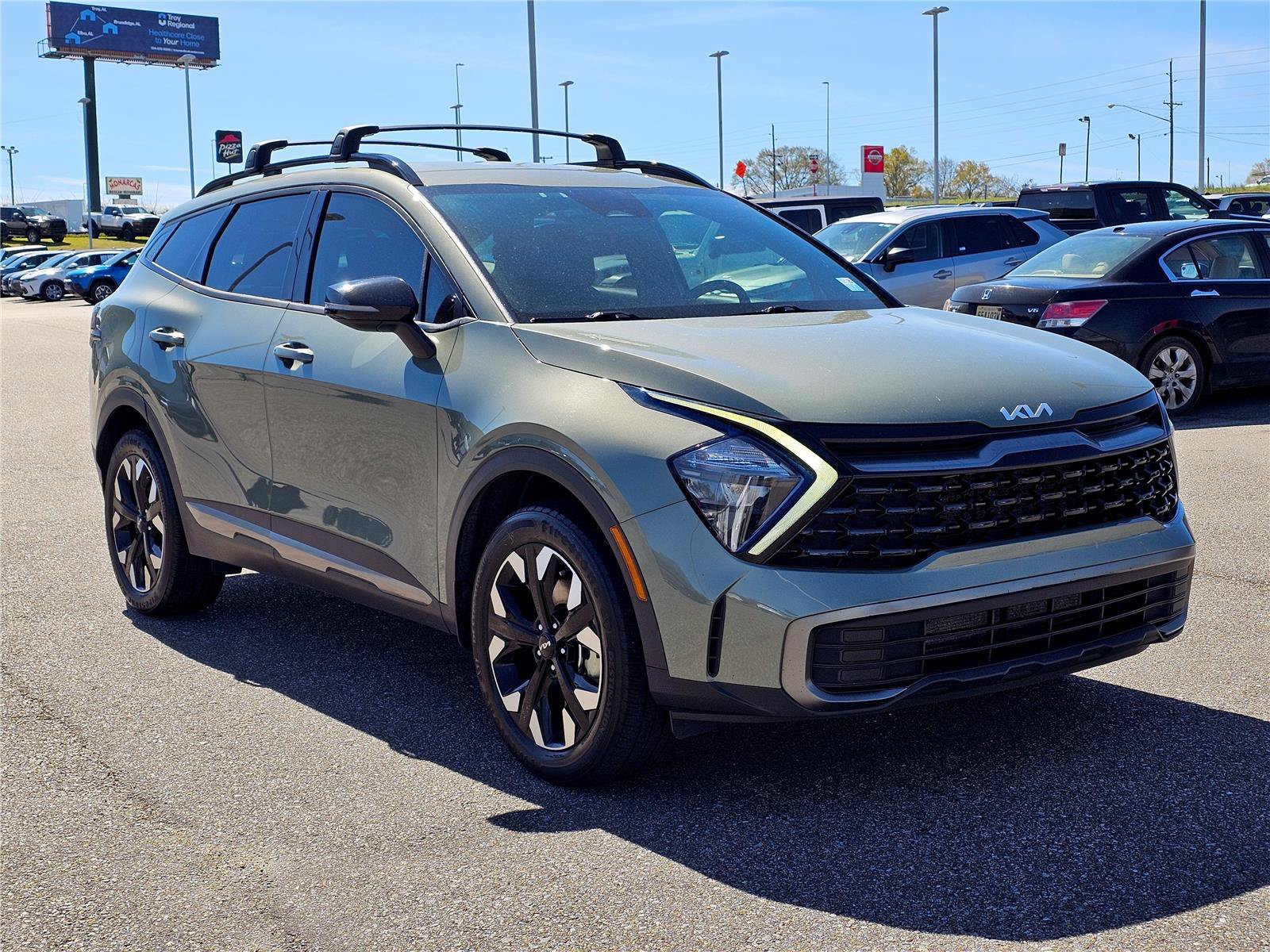 Used 2023 Jungle Green Kia X-Line image 5