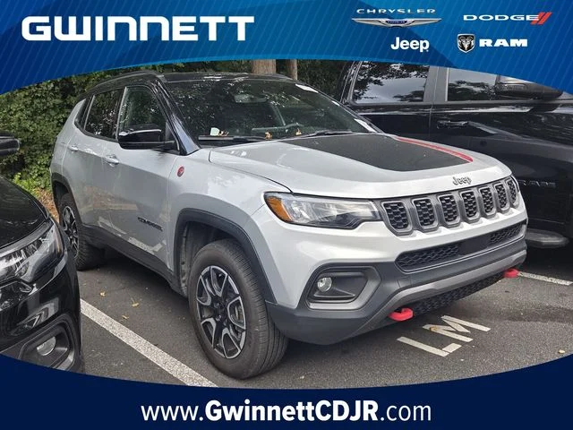 Used 2024 Black Jeep Trailhawk image 1