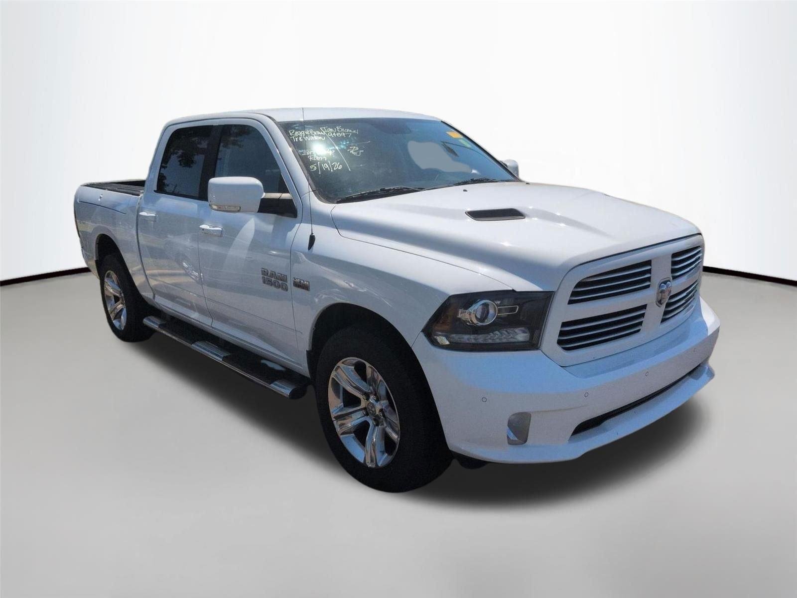 Used 2017 Bright White Clearcoat Ram Sport image 3