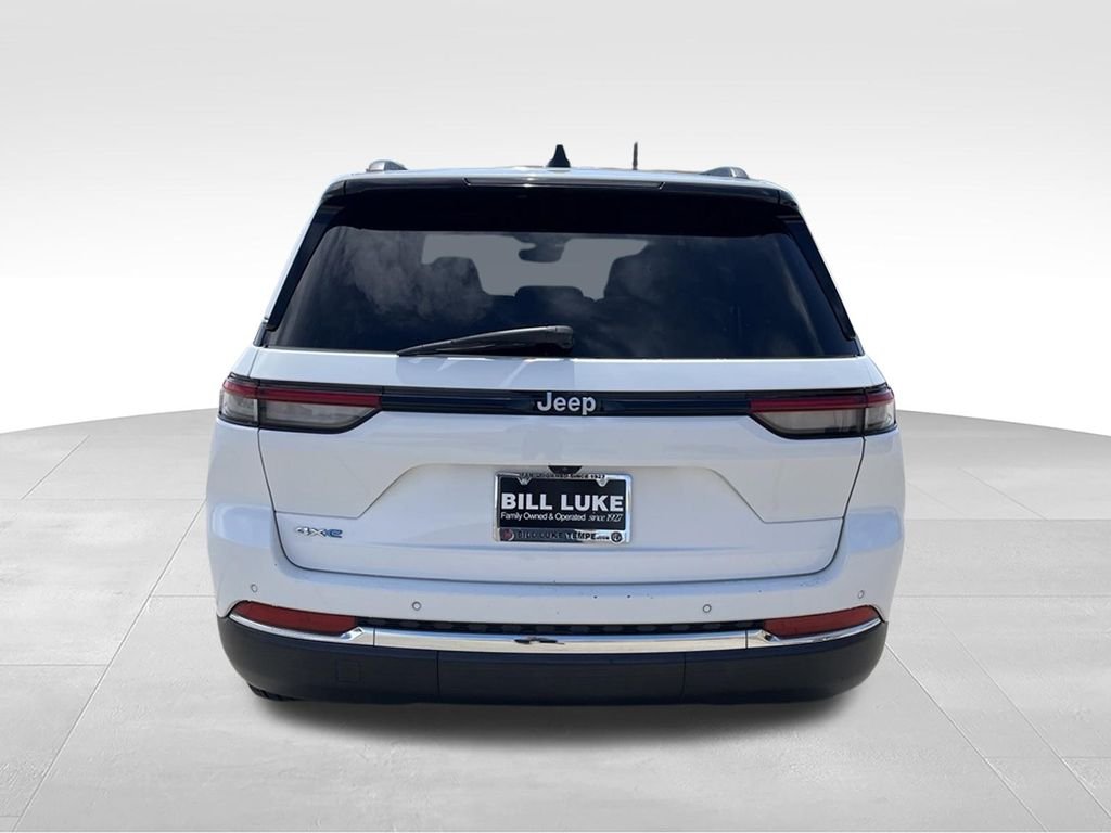 Used 2024 Bright White Clearcoat Jeep 4xe image 8