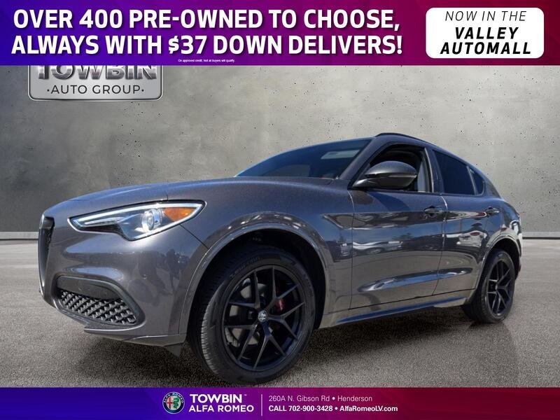 Used 2020 Gray Metallic Alfa Romeo SPORT RWD image 1