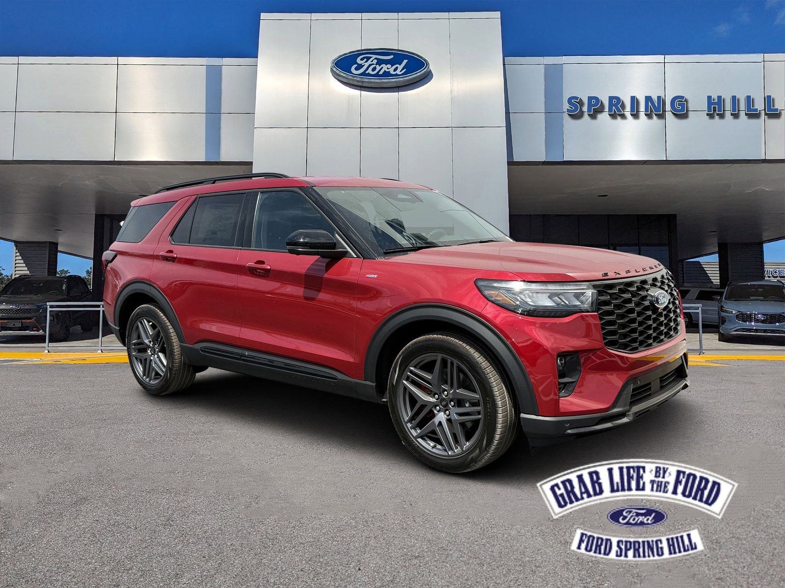 New 2026 Rapid Red Metallic Tinted Clearcoat Ford ST-Line image 1