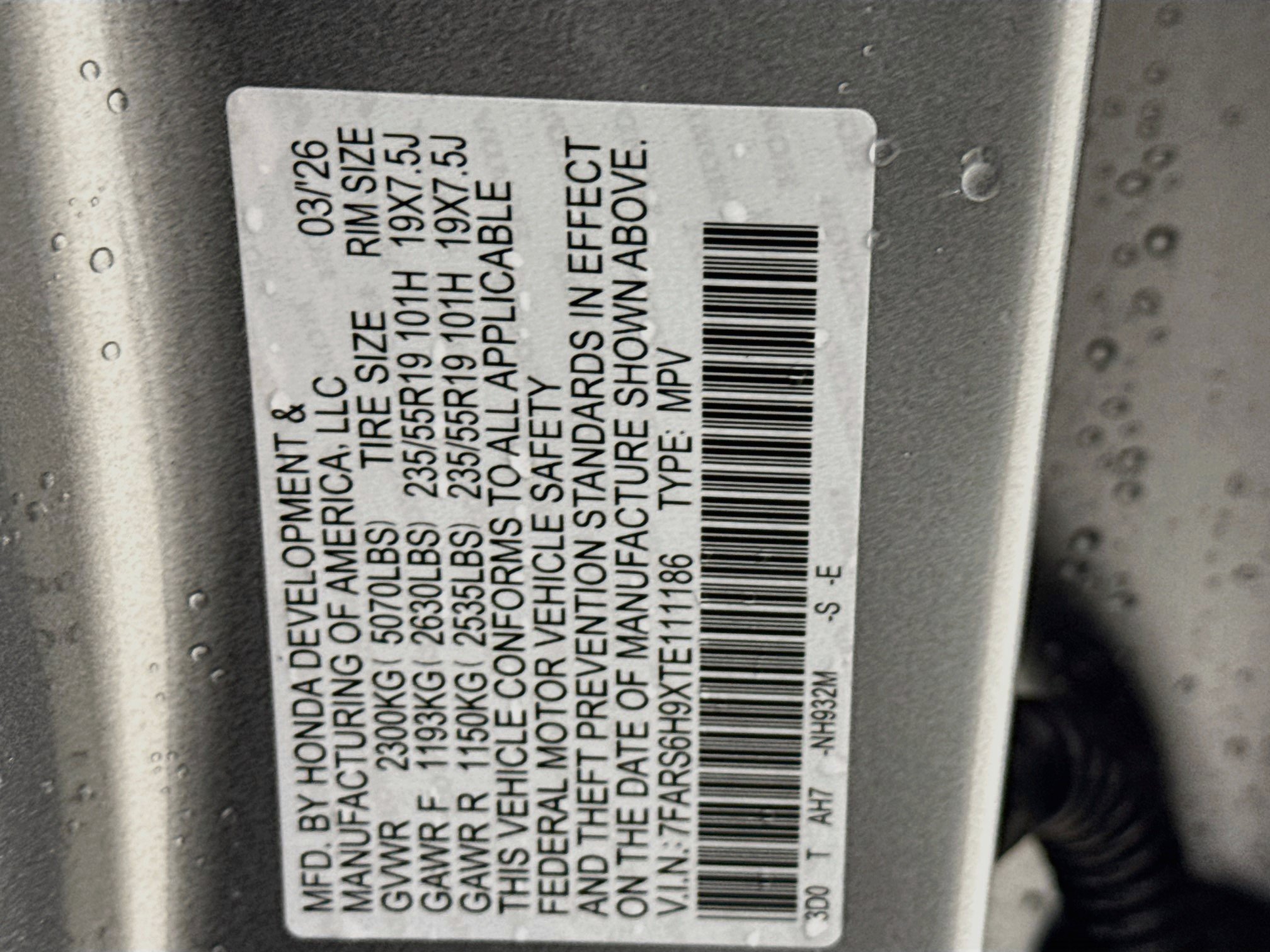 Certified Used 2026 Solar Silver Metallic Honda AWD Sport Touring Hybrid image 85