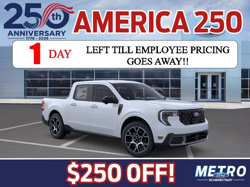 New 2026 Space White Metallic Ford Lariat image 1