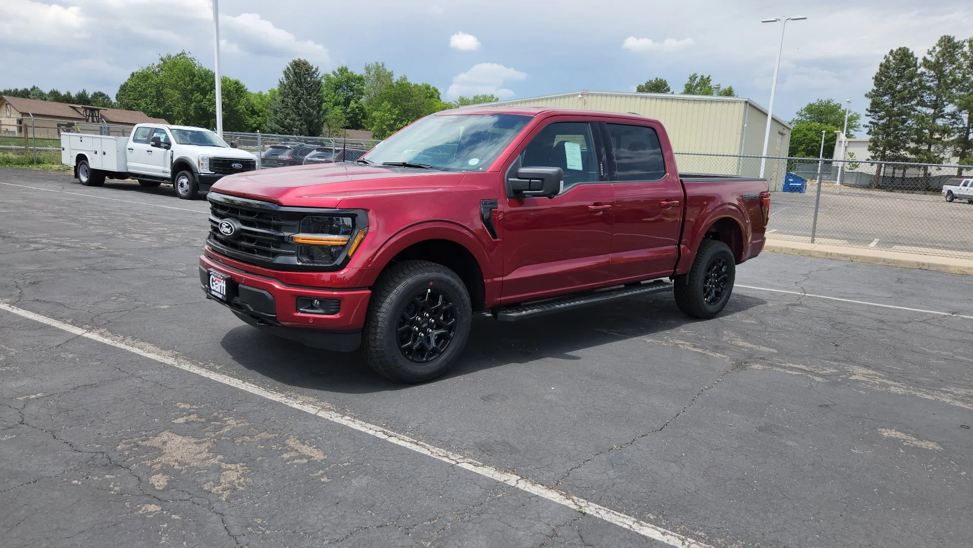 New 2026 Ruby Red Metallic Tinted Clearcoat Ford XLT image 3