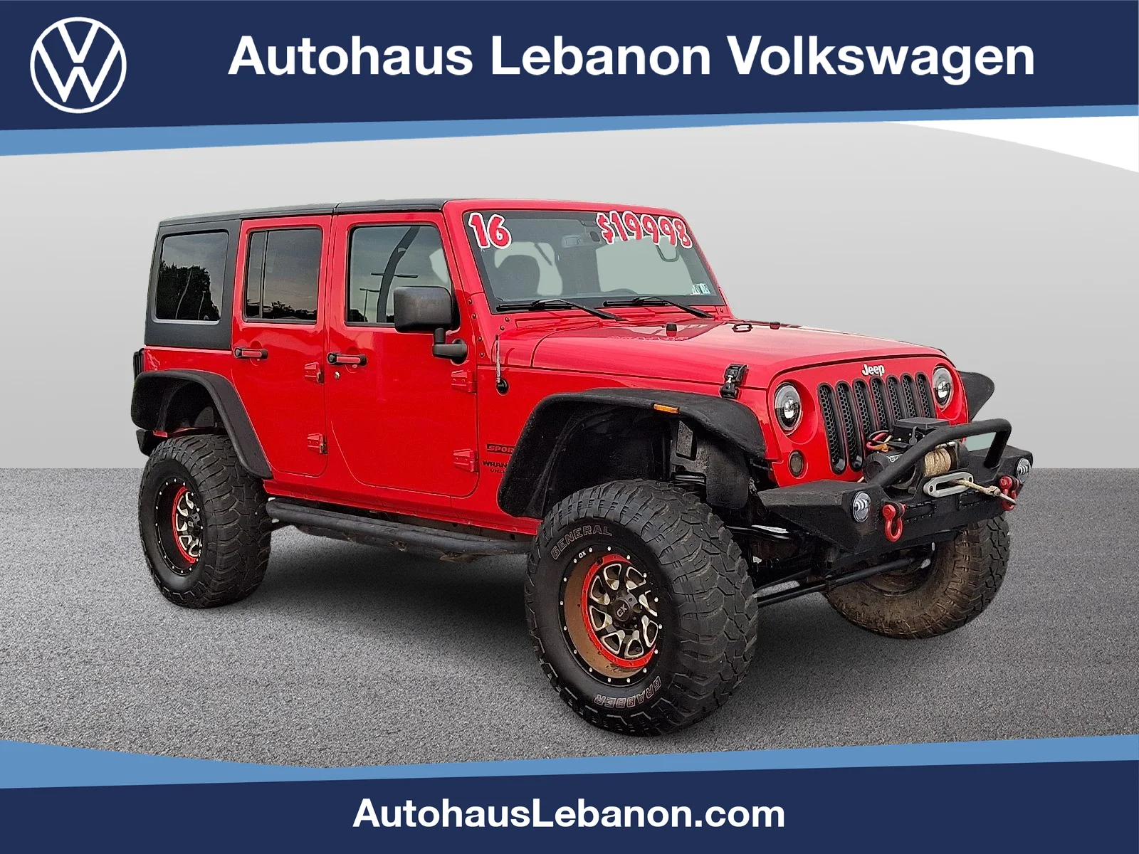 2016 Jeep Wrangler Unlimited