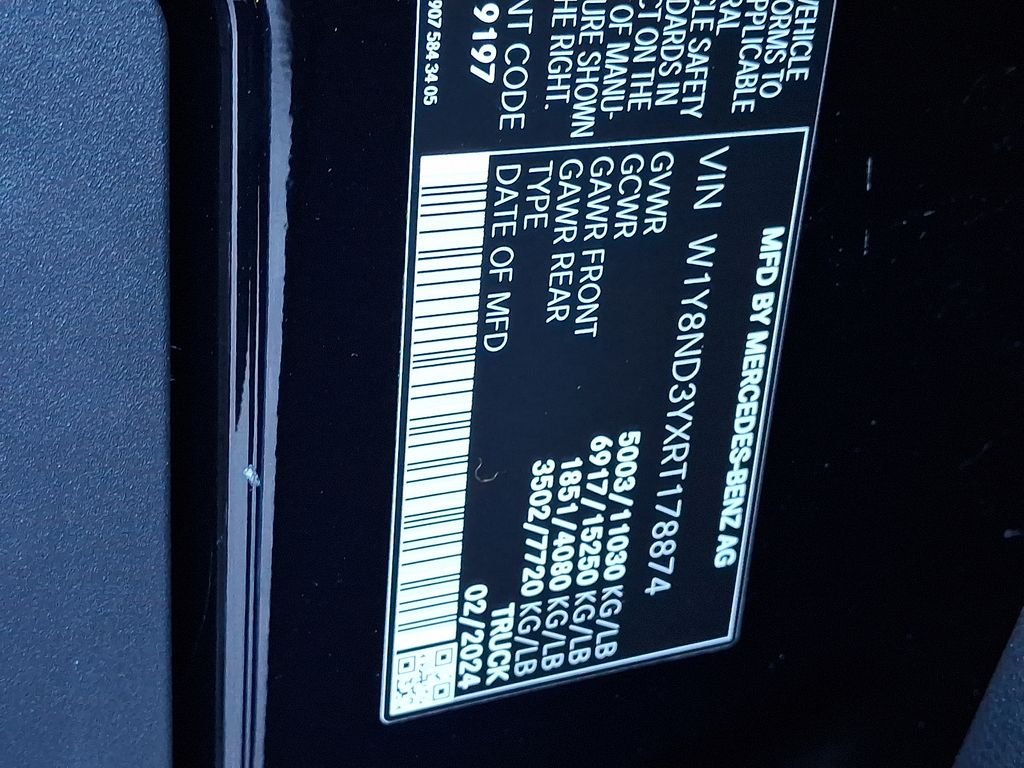Used 2024 Black Mercedes-Benz Cargo 170 WB image 21