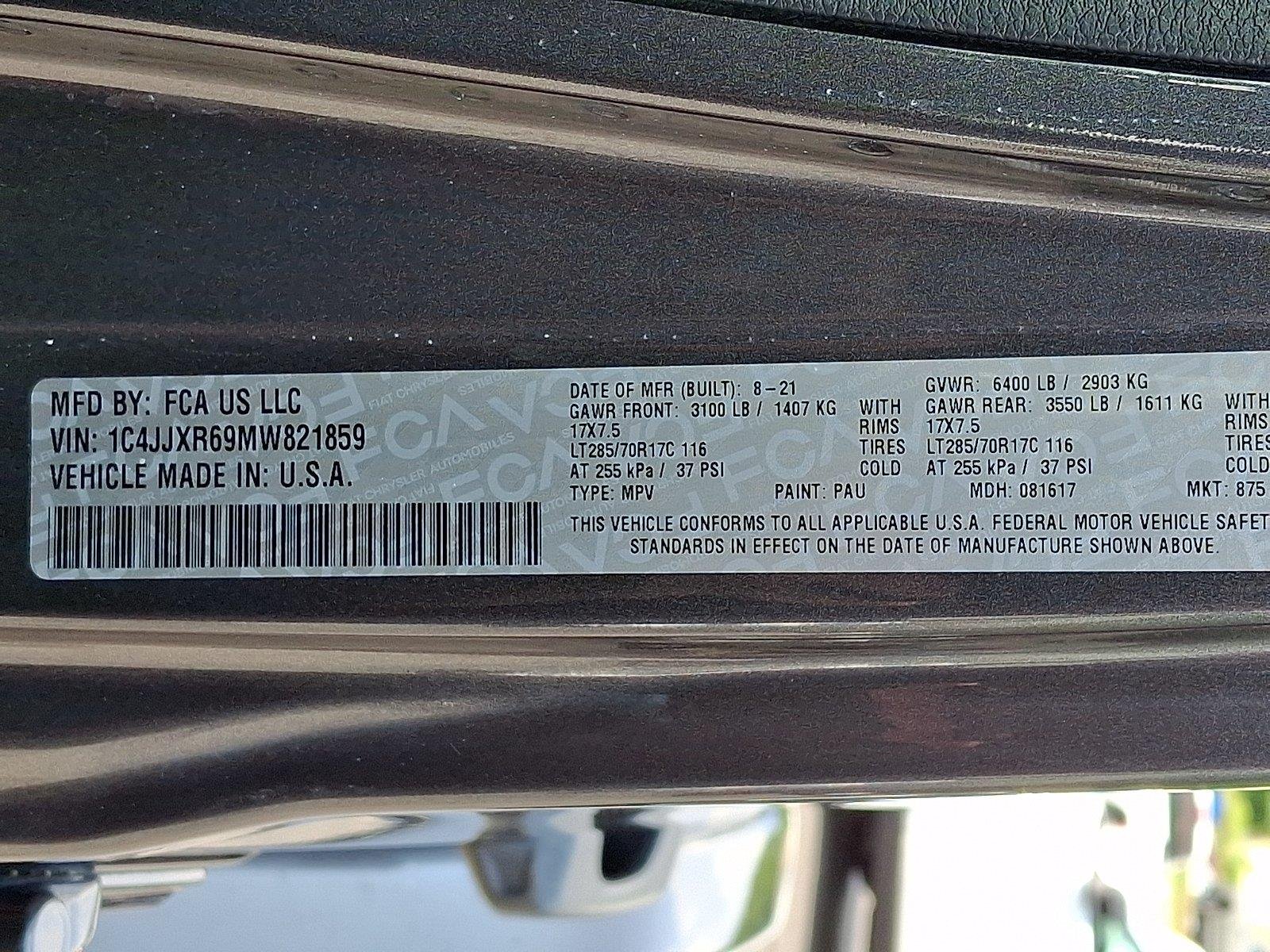 Used 2021 Granite Crystal Metallic Clearcoat Jeep Unlimited Rubicon image 29