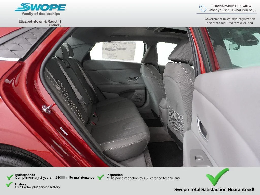 New 2026 Ultimate Red Hyundai SEL Sport Premium image 9