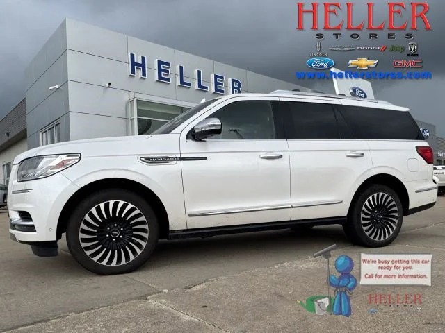 Used 2019 White Platinum Clearcoat Metallic Lincoln Black Label image 1