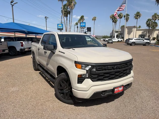 New 2026 Chevrolet Silverado 1500 Custom Rear Wheel Drive Crew Cab
