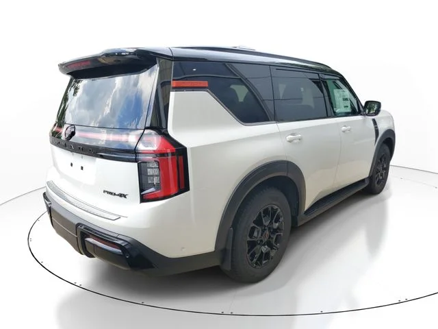 New 2026 Aspen White TriCoat / Super Black Two-tone Nissan PRO-4X® image 3