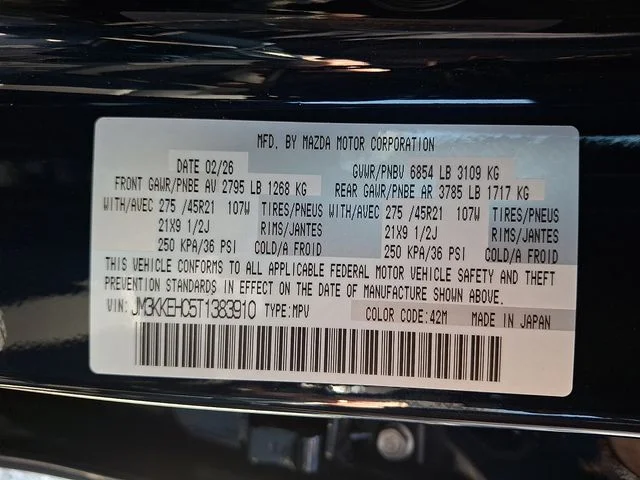 New 2026 Blue Mazda 3.3 Turbo S Premium Plus image 16