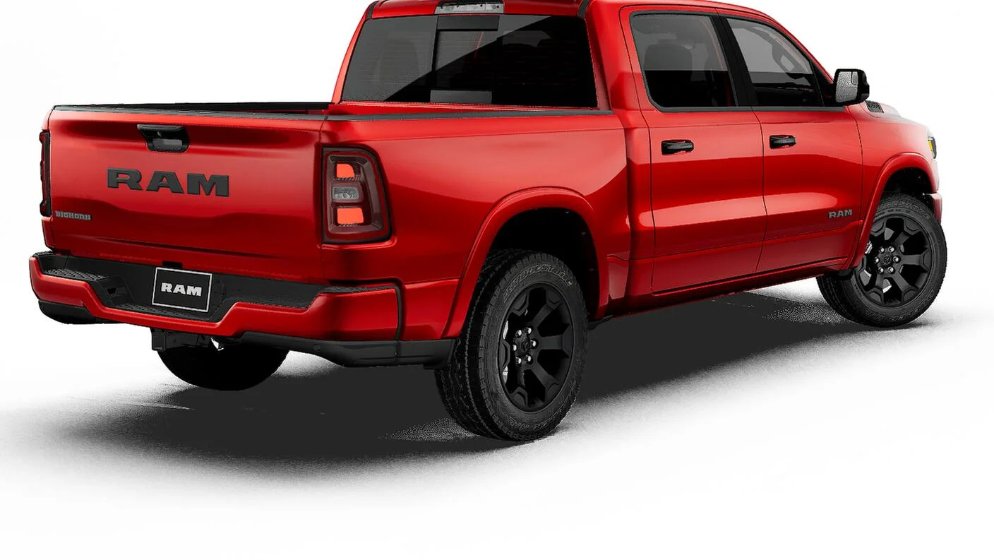 New 2027 Molten Red Pearl-Coat Exterior Paint RAM Big Horn/Lone Star image 28