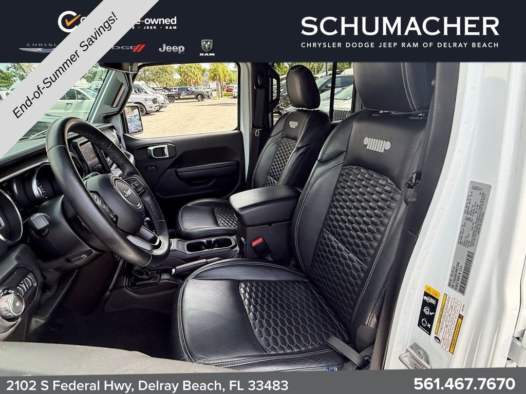 Used 2022 White Jeep Unlimited Sport S image 11