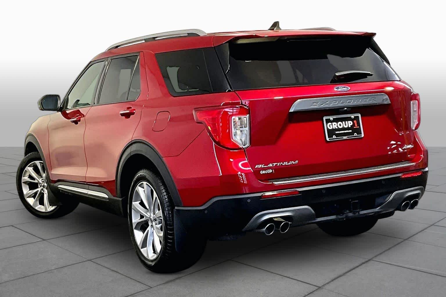 Used 2021 Rapid Red Metallic Tinted Clearcoat Ford Platinum image 21