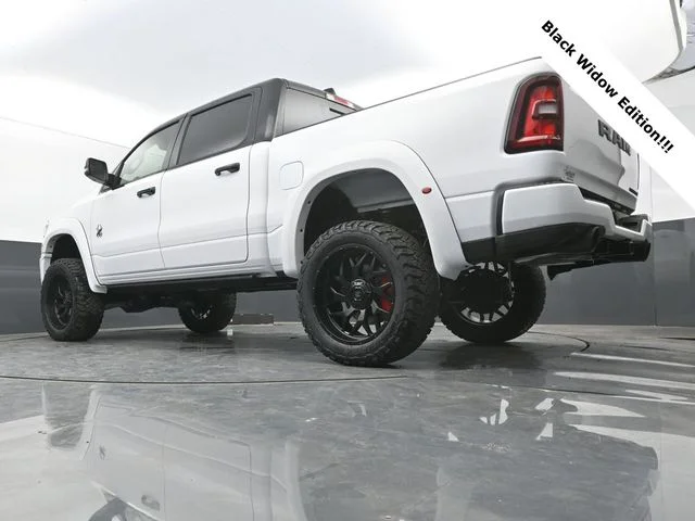 New 2026 Bright White Clear-Coat Exterior Paint RAM BLACK WIDOW EDITION image 42