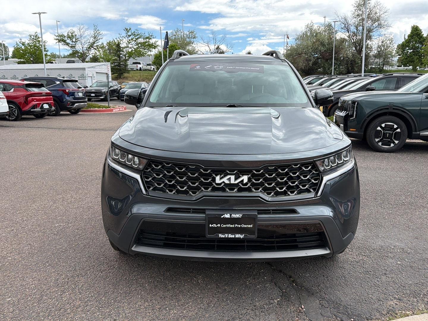 Certified Used 2023 Gravity Gray Kia X-Line S image 2
