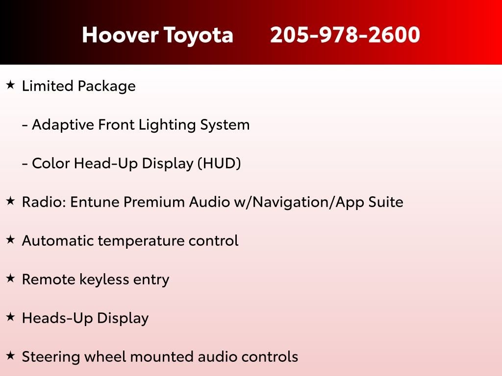 Used 2019 Red Toyota Limited image 7