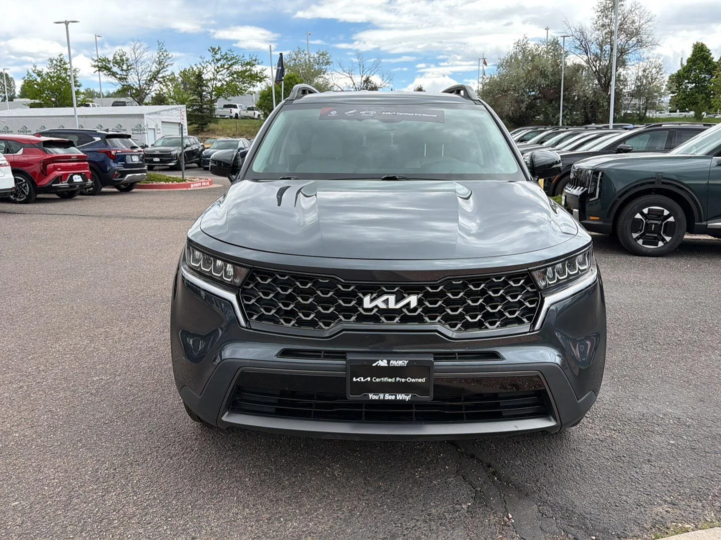 Certified Used 2023 Gravity Gray Kia X-Line S image 2