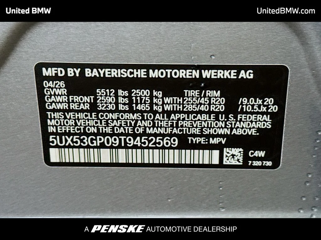 New 2026 Skyscraper Grey Metallic BMW 30 xDrive image 15