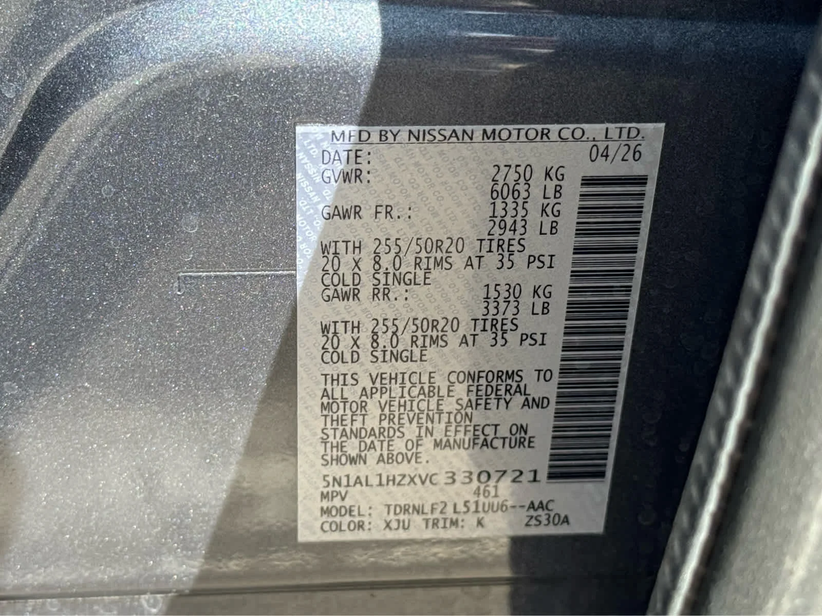Certified Used 2027 Moonbow Blue/Black Obsidian INFINITI AUTOGRAPH image 27