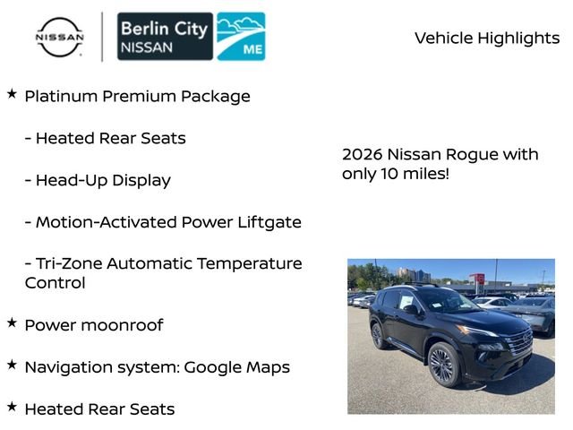 New 2026 Super Black Nissan Platinum image 7