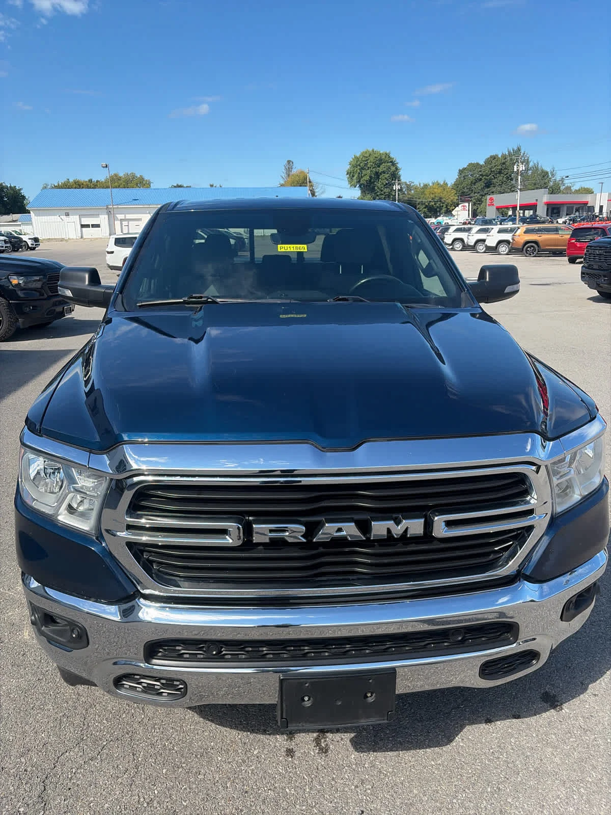 Used 2021 Patriot Blue Pearlcoat Ram Big Horn image 4