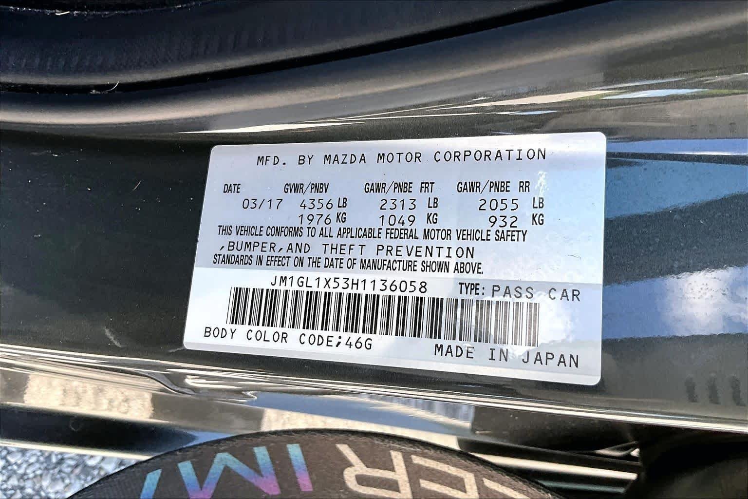Used 2017 Machine Gray Metallic Mazda Grand Touring image 37