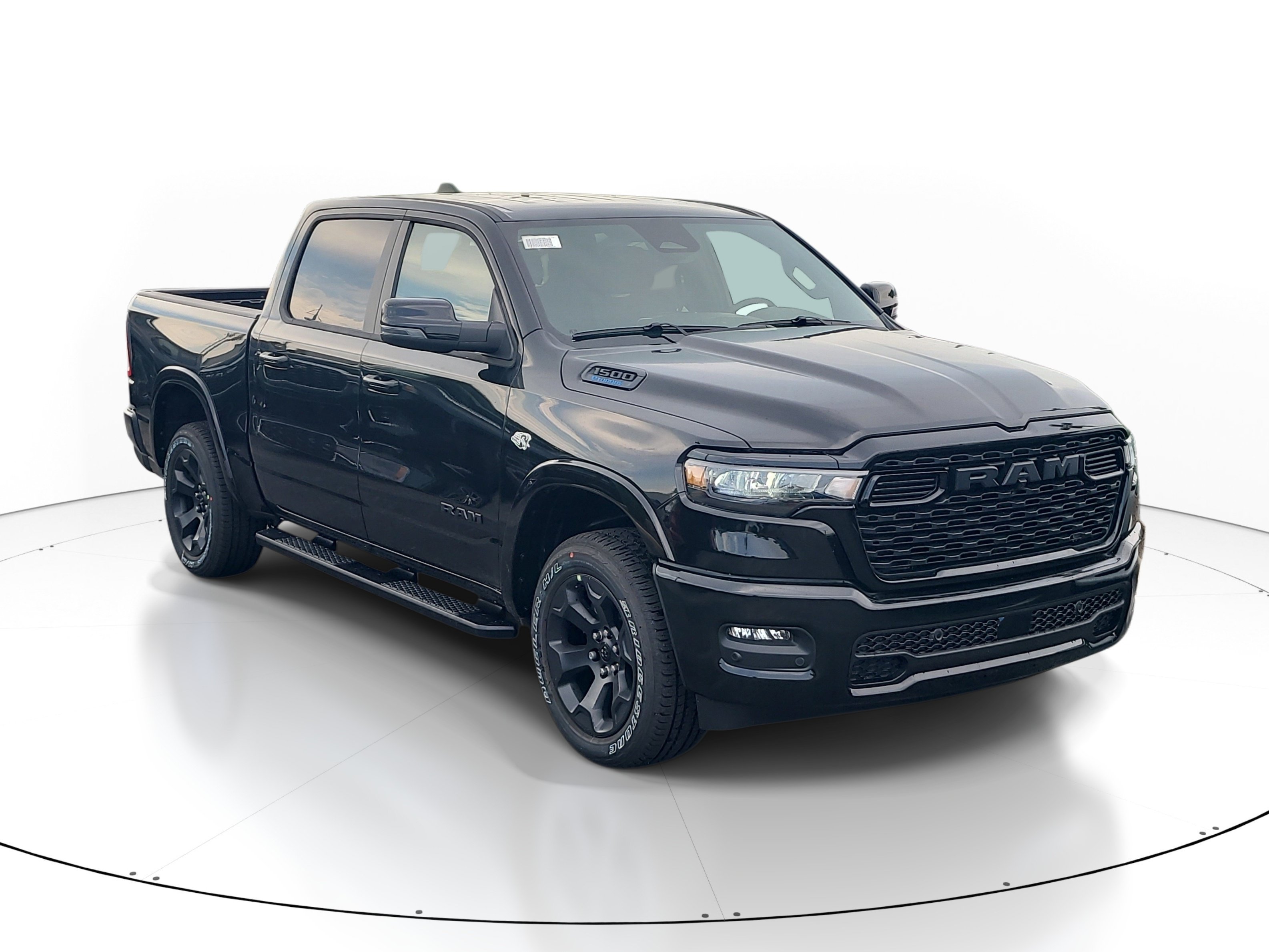 New 2026 Diamond Black Crystal Pearl-Coat Exterior Paint RAM Big Horn image 2