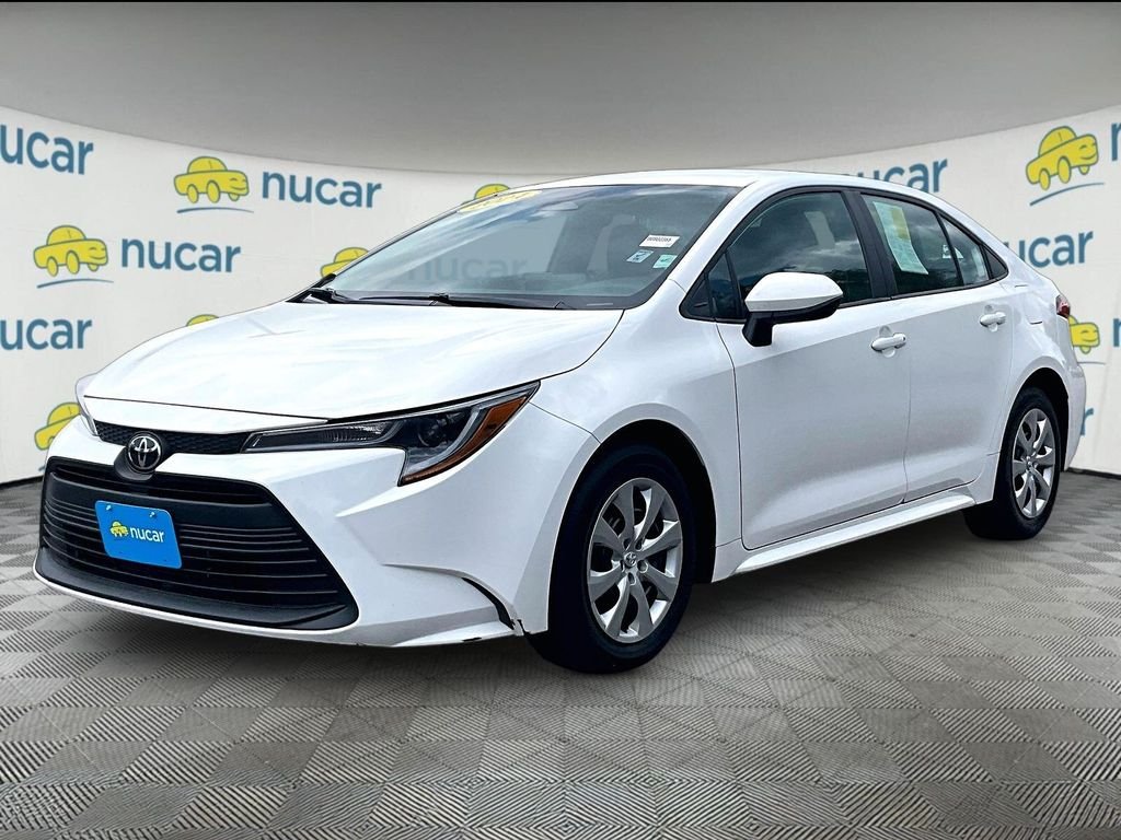 Used 2024 White Toyota LE image 3