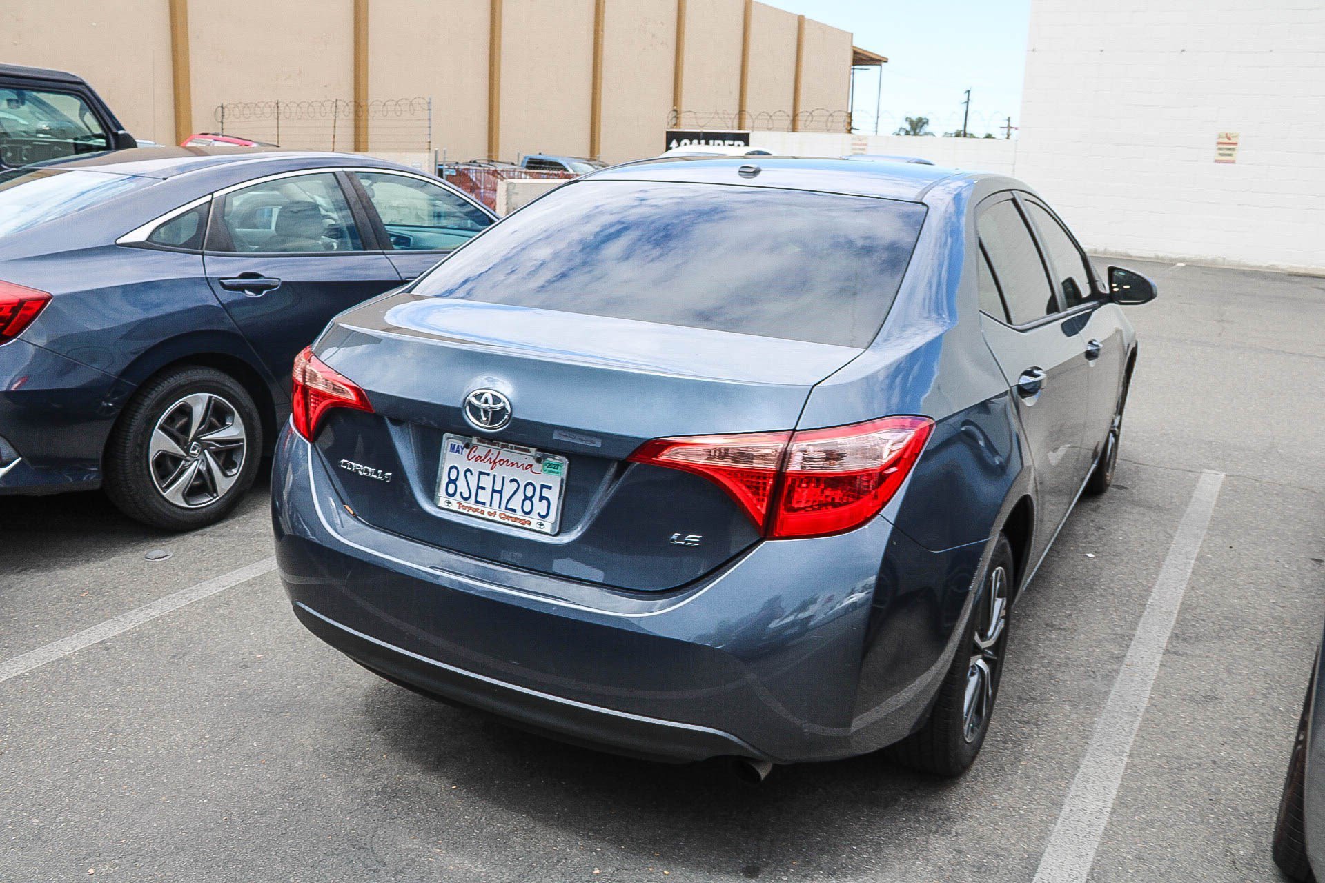 Certified Used 2017 Slate Metallic Toyota LE image 6