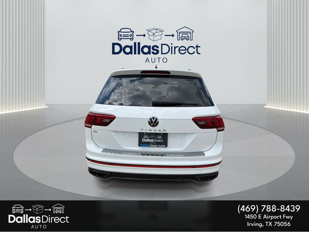 Used 2022 Oryx White Pearl Volkswagen SE R-Line Black image 7
