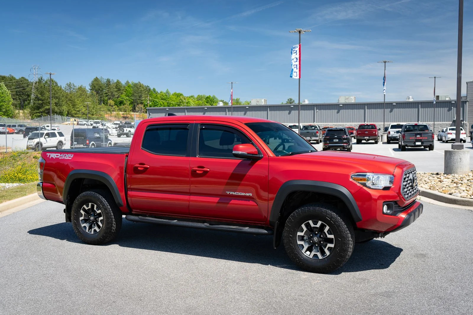 Used 2021 Red Toyota TRD Off-Road image 12