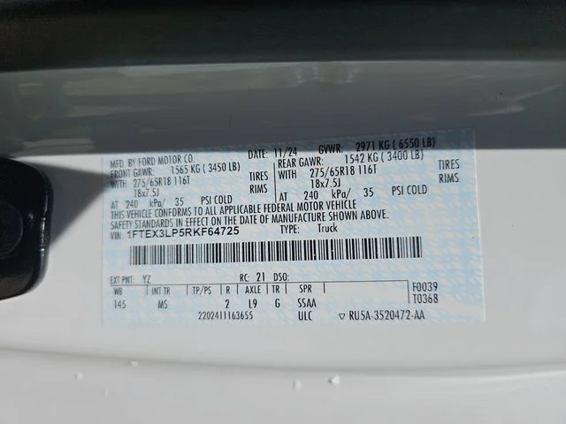 Used 2024 White Ford XLT image 33